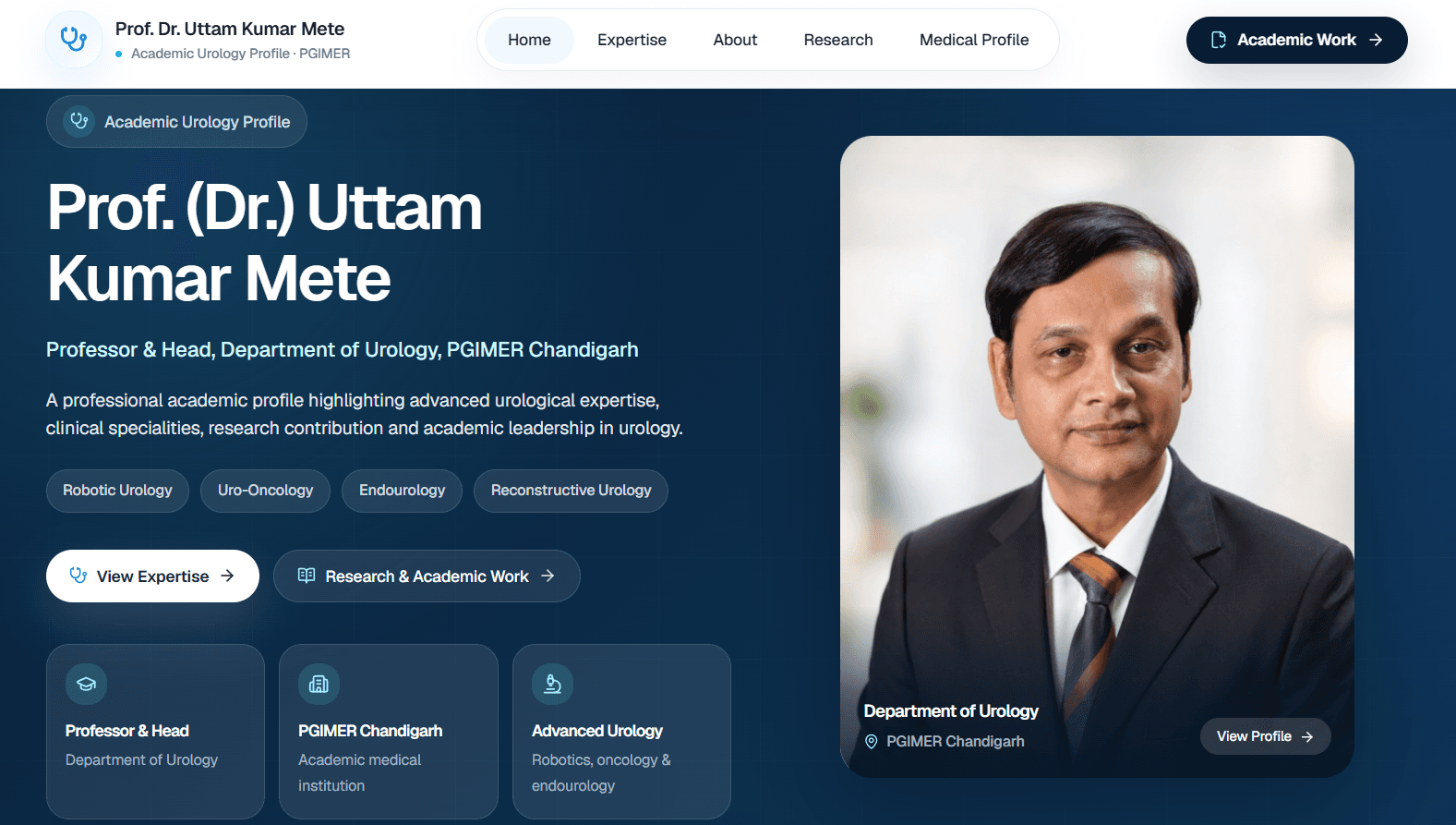 Prof. Dr. Uttam Kumar Mete