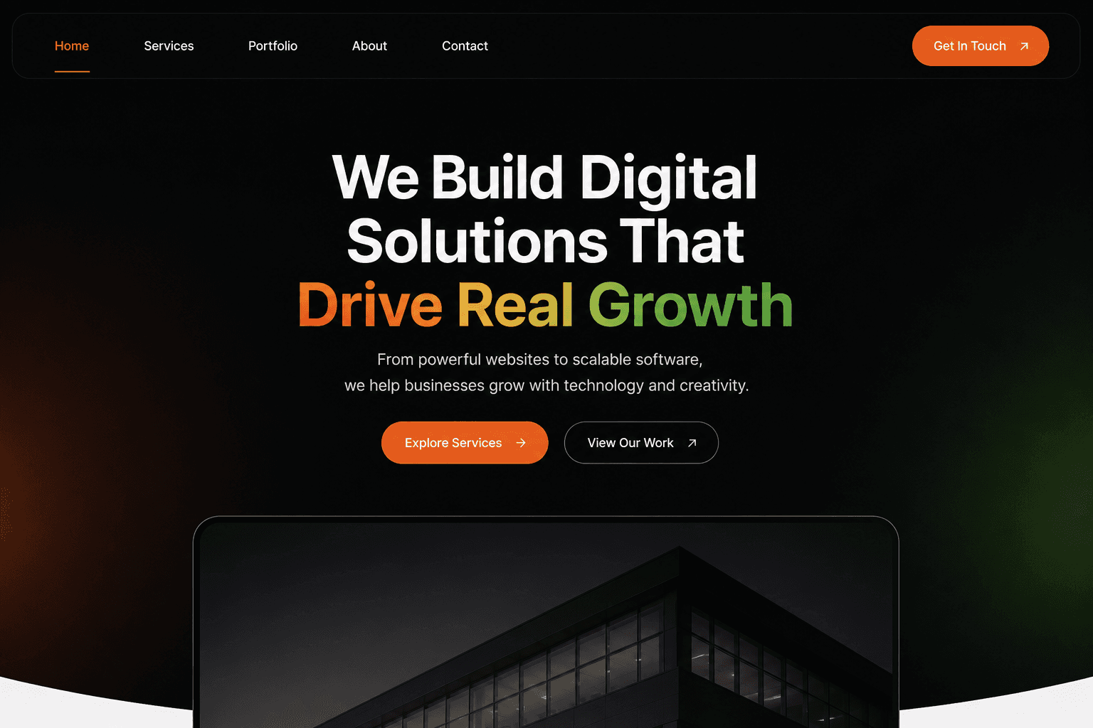 Website development preview